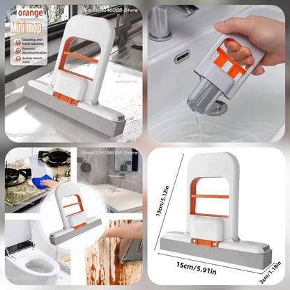 Portable Self-Squeeze Mini Mop