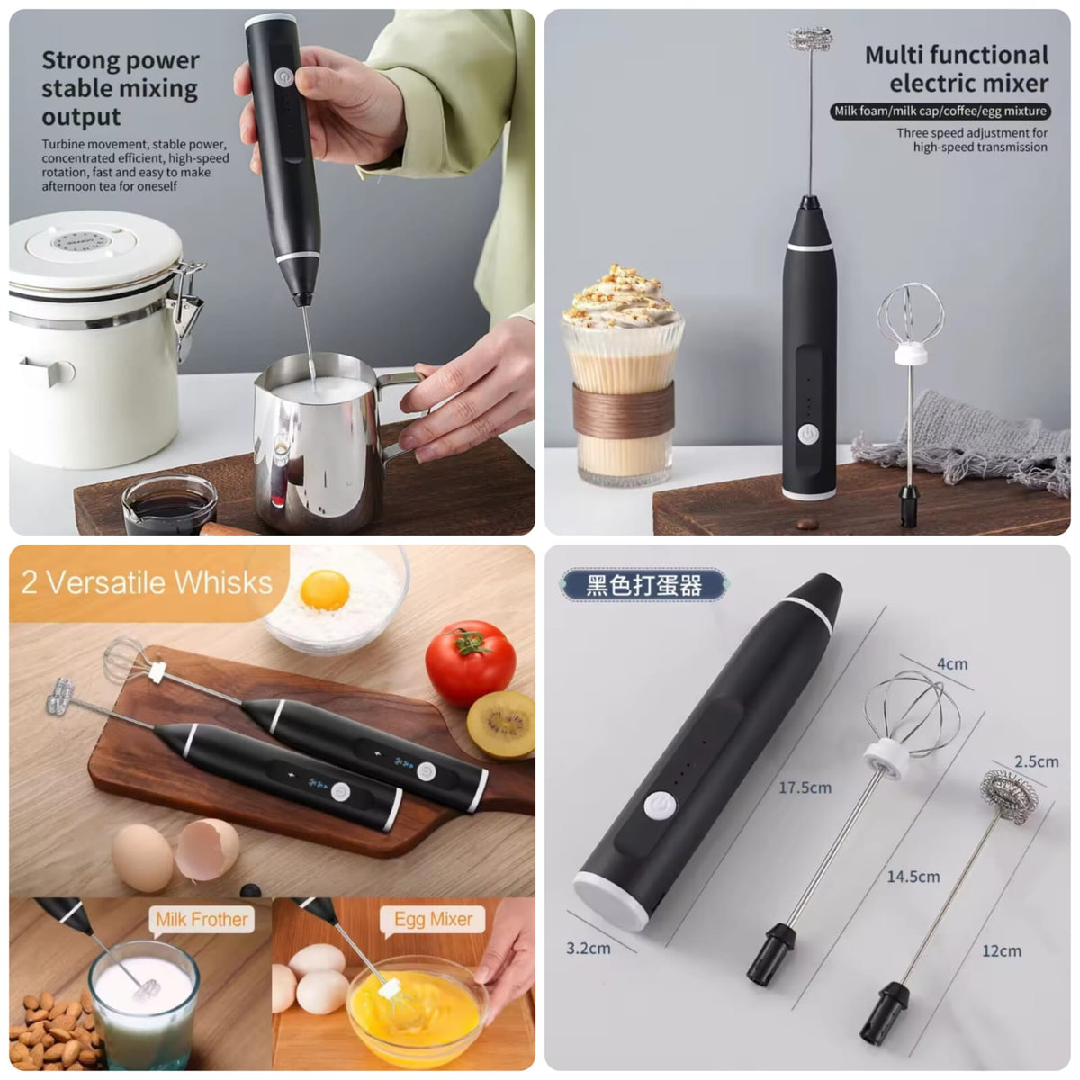 2 in1 Rechargeable multipurpose Beater