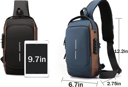 Anti Theft Usb Sling Bag