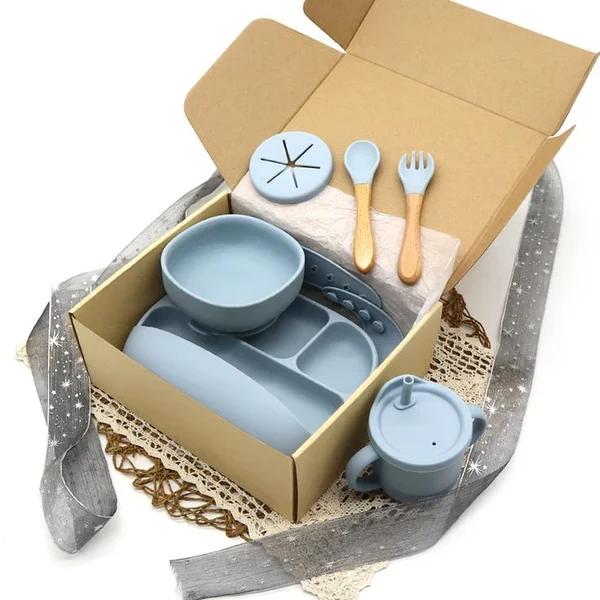 Baby Silicone Dinnerware Feeding Set