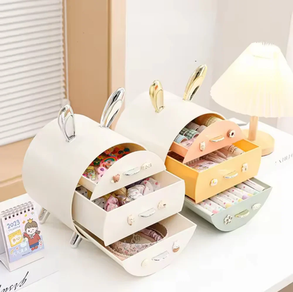 Bunny Shaped Storage Drawer Organizer