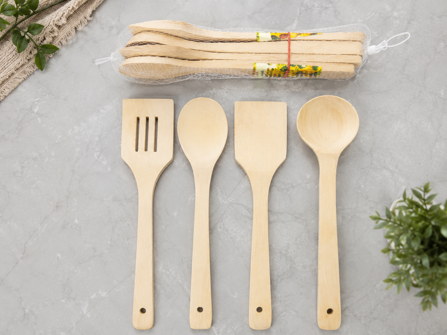 Bamboo Kitchen Utensil Set