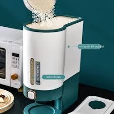 Automatic Rice & Grain Dispenser with Measuring Cup,