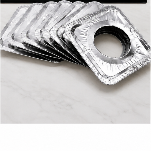 Disposable Aluminum Foil Gas Stove Burner Cover Liners ( 10 pcs)
