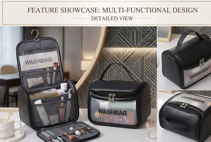 Transparent PVC Cosmetic Wash Bag