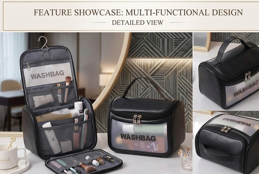 Transparent PVC Cosmetic Wash Bag