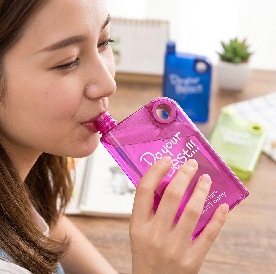 Slim Flat Water Bottle