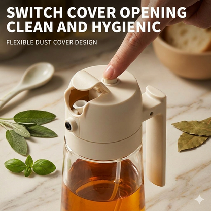 Rechargeable Mist Spray Dispenser for Cooking, BBQ & Salad Oil Control