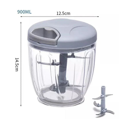Multi-Blade Chopper for Onion, Garlic, Nuts & Salsa