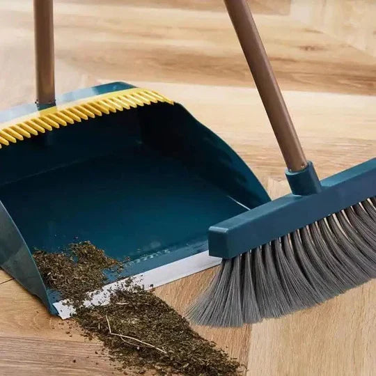 Broom & Dustpan Combo Set