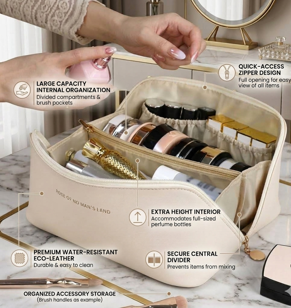 Large Capacity Makeup Bag
