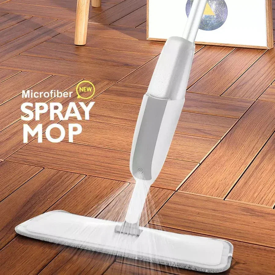 Flat Spray Mop with Microfiber Pad