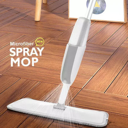 Flat Spray Mop with Microfiber Pad