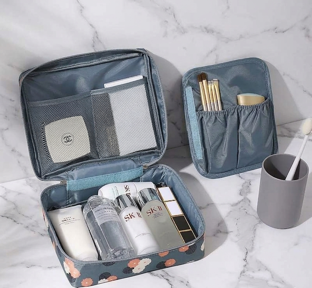 Travel Makeup Bag Organizer