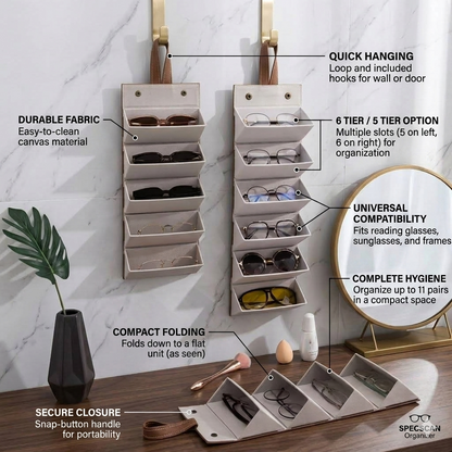 Hanging Sunglasses Organizer