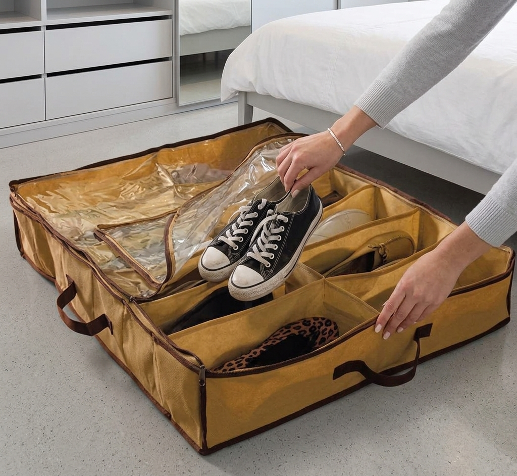 Under Bed Shoe Storage Organizer
