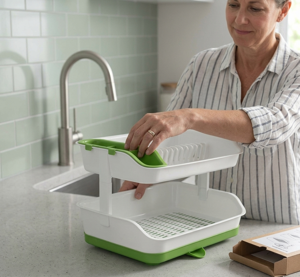 2-Tier Dish Drying Rack