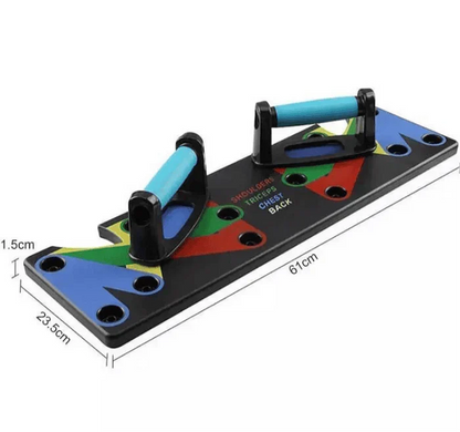 Multi-Function Push-Up Bar Board with Detachable Handles,
