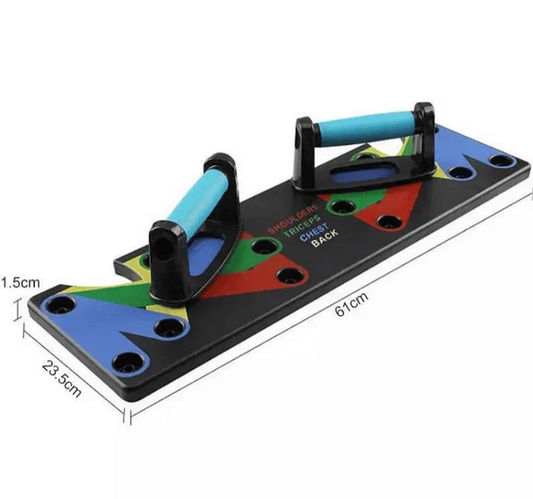 Multi-Function Push-Up Bar Board with Detachable Handles,