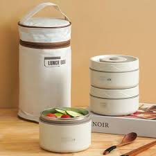 Insulated Lunch Box With Thermal Bag 3layer
