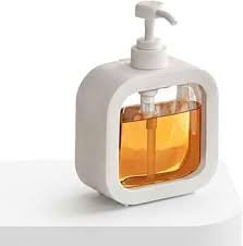Refillable Square Pump Bottle for Bathroom & Kitchen