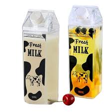 Acrylic Milk bottle Multipurpose