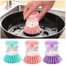 Liquid Soap Dispensing Dish Brush