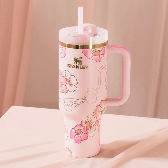 Stanley x Barbie "Just Peachy" Quencher H2.0 FlowState Tumbler 40 oz
