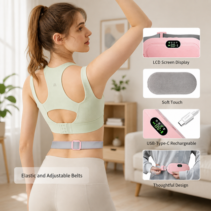 Menstrual Heating Pad Massage Belt