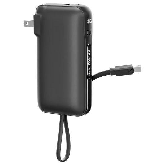 RONIN R-705 Power Bank with Built-In Wall Plug